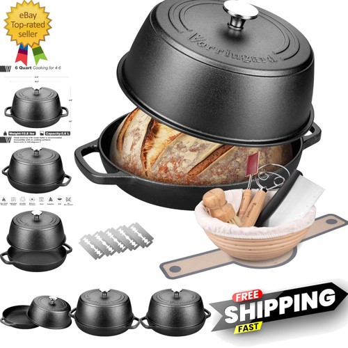 Versatile 6qt cast - cast, iron