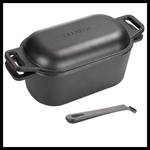 Cast iron dutch oven qt - iron,