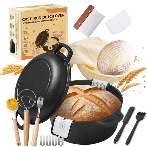 Pre seasoned cast - iron, dutch