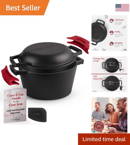 Cast iron quart - iron, dutch