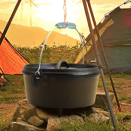 Pre seasoned cast iron camp - iron,